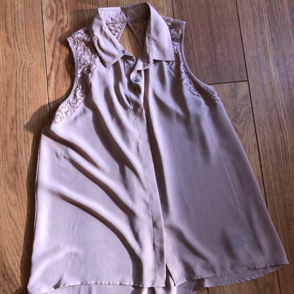 Blush blouse